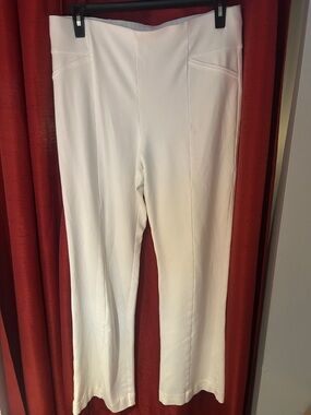 INC International Concepts Cream Bootcut Ponte Pants